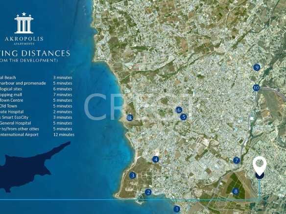 Functional Residence Apartments / Penthouses in Geroskipou with 2 bedrooms