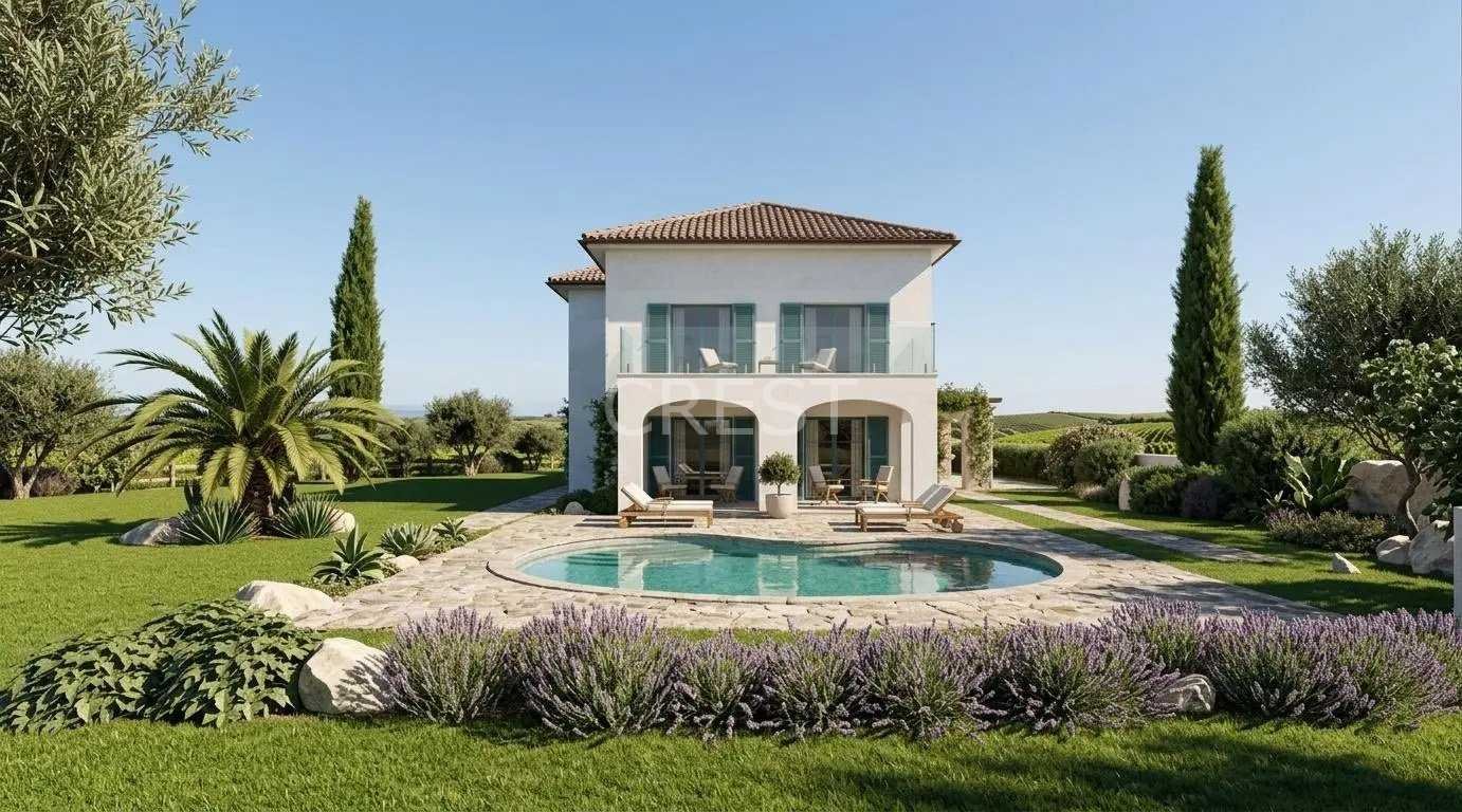73051544V-ZANATZIA-43 Modern Family Oasis Villas / Houses in Souni-Zanatzia with 3 bedrooms