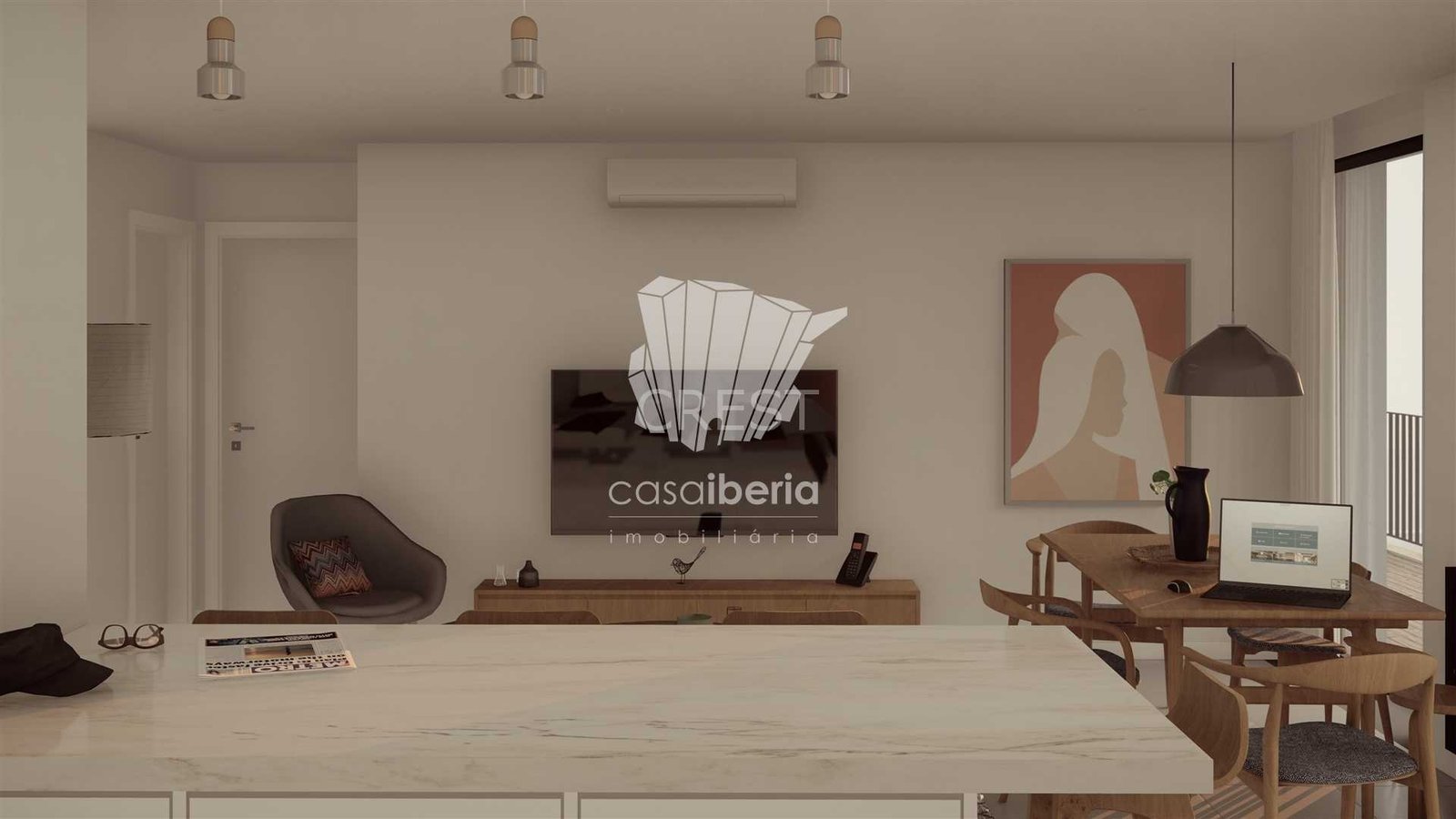 Stylish Living Space Apartment in Faro  with 2 bedrooms