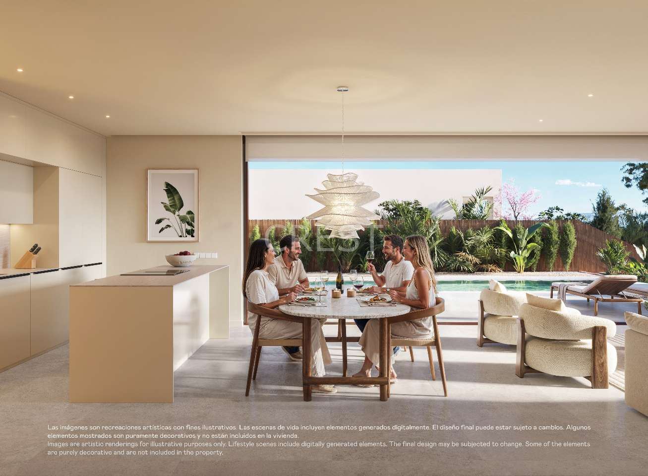 Sleek Family Residence  in Orihuela Costa with 3 bedrooms
