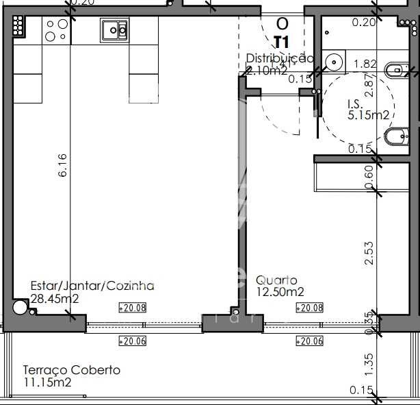 bb7ec2554620 Efficient Living Space Apartment in Faro with 1 bedrooms