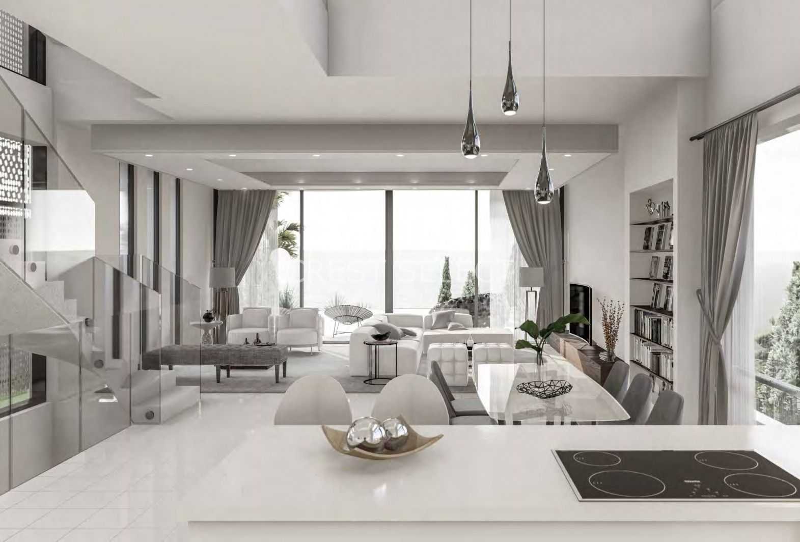 Stylish Family Oasis Villas / Houses in Kissonerga with 5 bedrooms