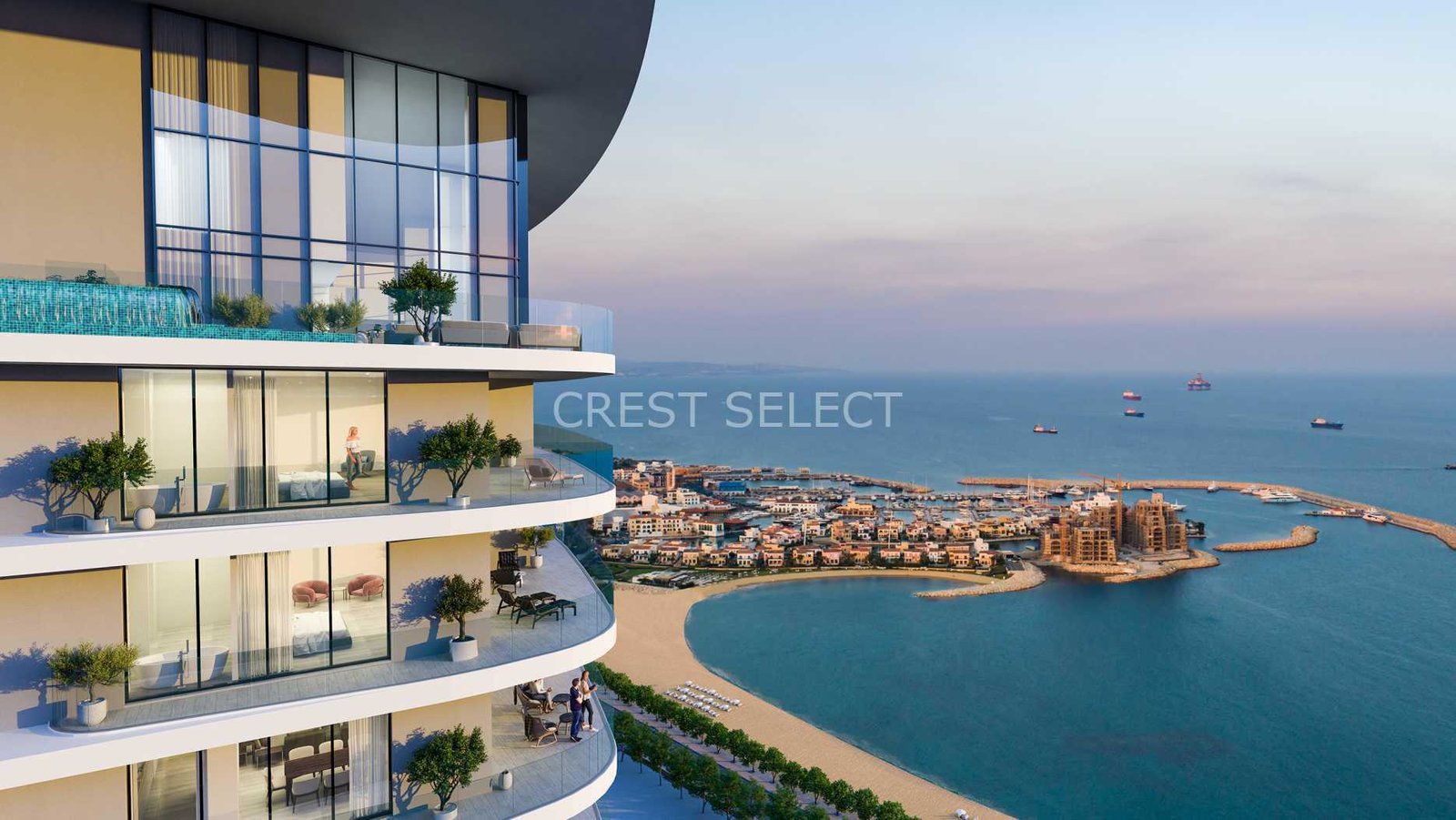 Quaint Haven Apartments / Penthouses in Limassol with 1 bedrooms