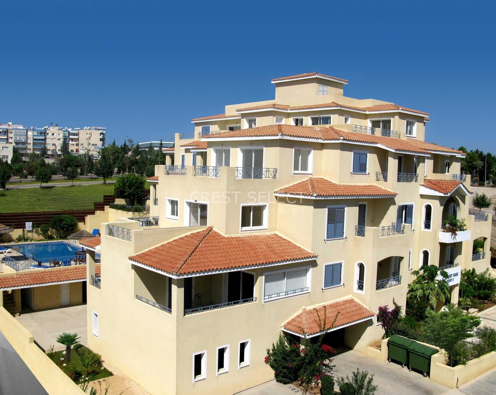 Bright Family Home Apartments / Penthouses in Geroskipou with 2 bedrooms