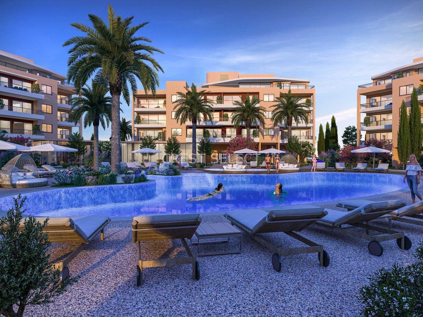 Stylish Urban Sanctuary Apartments / Penthouses in Limassol with 2 bedrooms