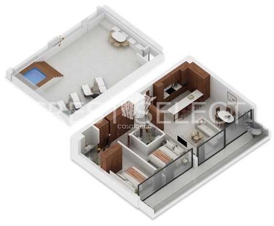 Chic Family Dwelling Apartment in Faro  with 2 bedrooms