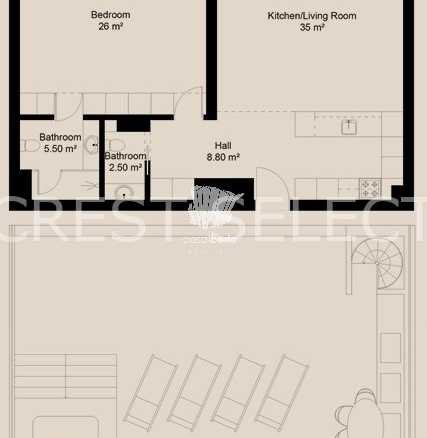 Compact Bliss Apartment in Faro  with 1 bedrooms
