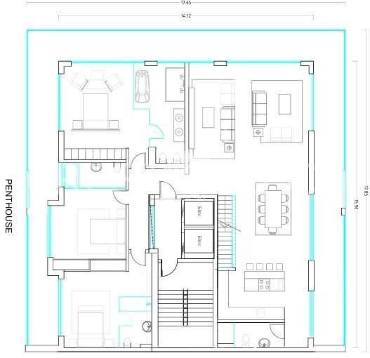 Flexible Living Space Apartment in Faro  with 3 bedrooms