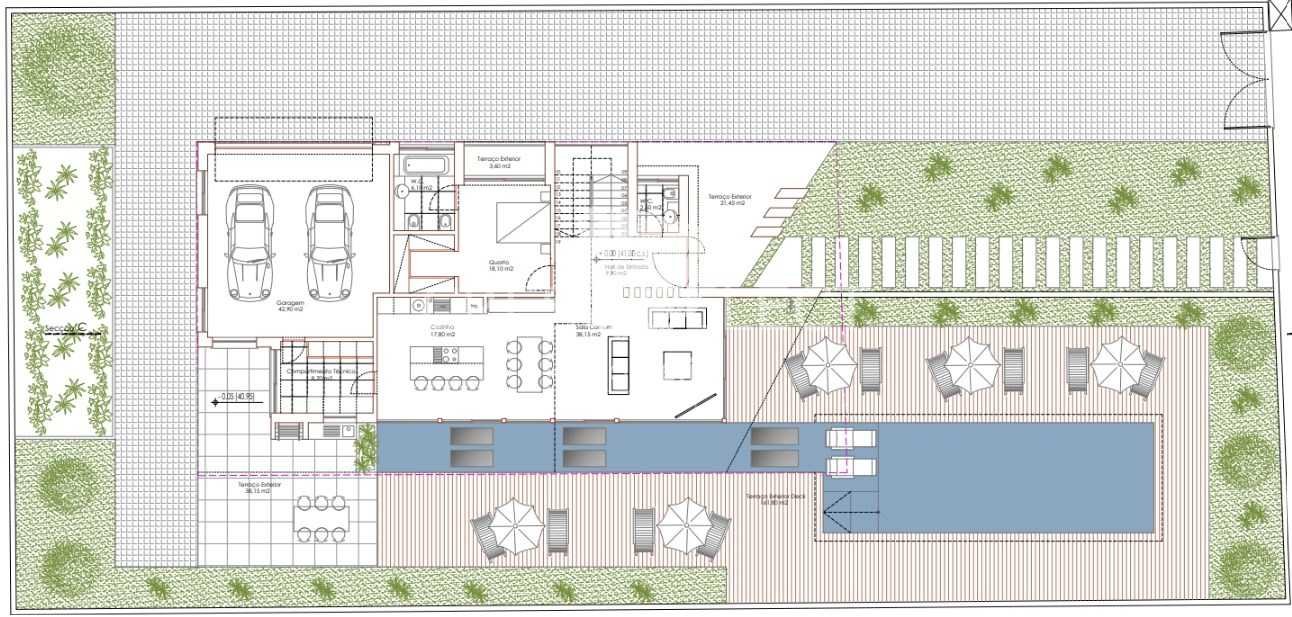 02b57acf4954 Custom Family Residence House in Faro with 4 bedrooms