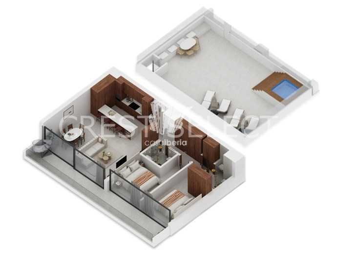 Chic Family Dwelling Apartment in Faro  with 2 bedrooms