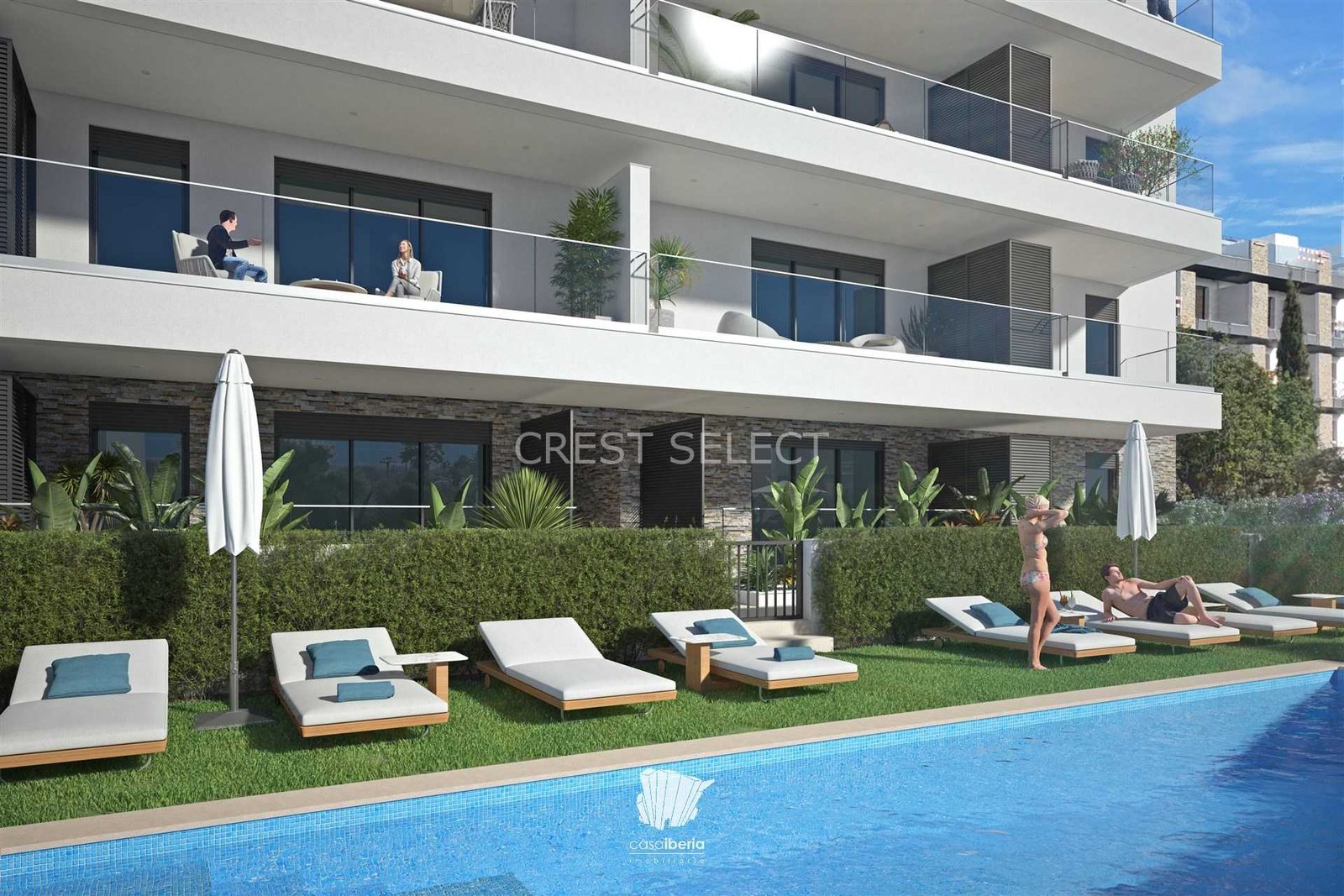 Chic Family Dwelling Apartment in Faro  with 2 bedrooms