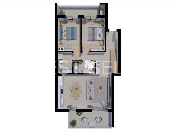 Spacious Comfort Apartment in Faro  with 2 bedrooms