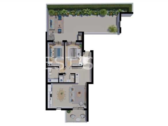 Blissful Family Haven Apartment in Faro  with 2 bedrooms