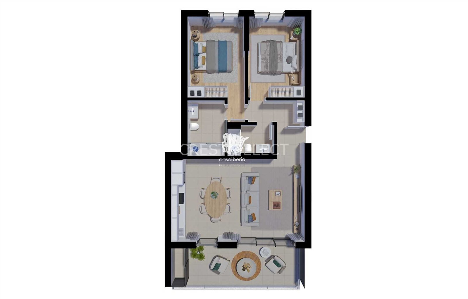 Inviting Family Abode Apartment in Faro  with 2 bedrooms