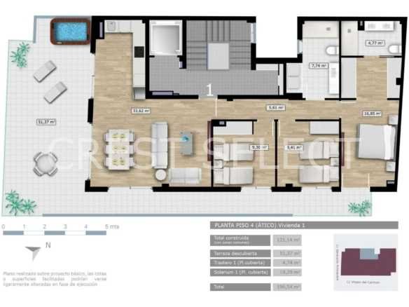 Contemporary Comfort Haven  in Santa Pola, Gran Alacant with 3 bedrooms