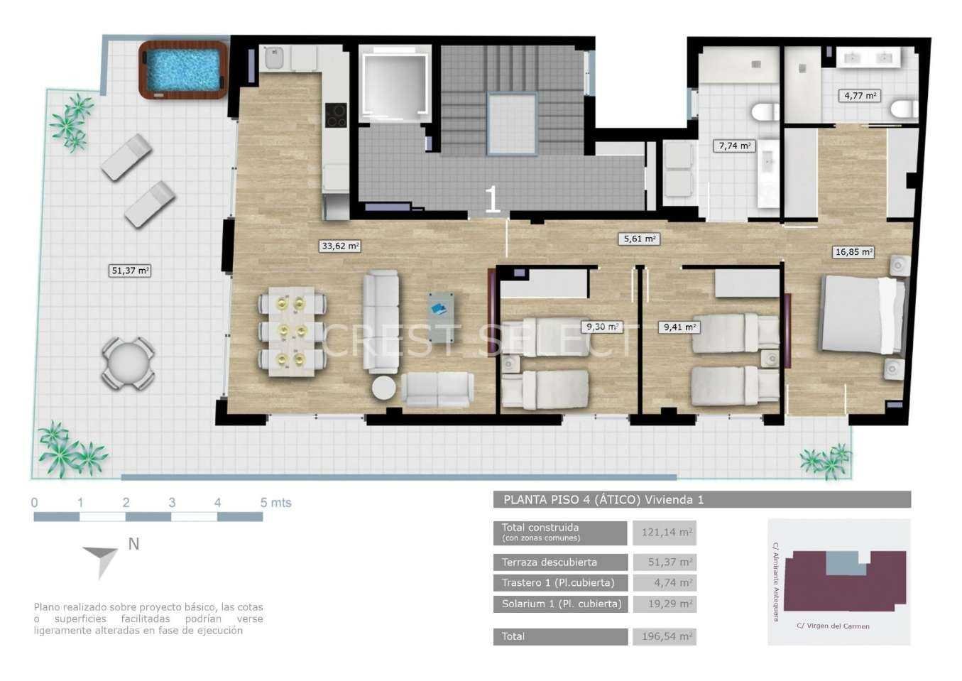 Contemporary Comfort Haven  in Santa Pola, Gran Alacant with 3 bedrooms